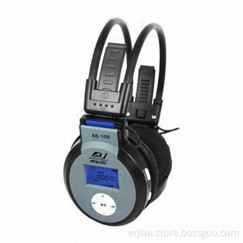 Headband Wireless Earphone Stereo with SD Card Slot and FM Radio Function, OEM/ODM Orders Welcomed